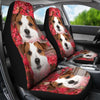 Jack Russell Terrier On Pink Print Car Seat Covers-Free Shipping - Deruj.com