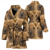 Shar Pei Dog Print Women's Bath Robe-Free Shipping - Deruj.com