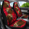 Rhodesian Ridgeback On Rose Print Car Seat Covers-Free Shipping - Deruj.com