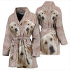 Labrador Retriever Print Women's Bath Robe-Free Shipping - Deruj.com