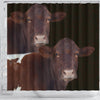 Cute Pinzgauer cattle (Cow) Print Shower Curtain-Free Shipping - Deruj.com