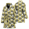 Miniature Schnauzer Dog Pattern Print Women's Bath Robe-Free Shipping - Deruj.com
