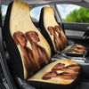 Cute Vizsla Dog Print Car Seat Covers- Free Shipping - Deruj.com