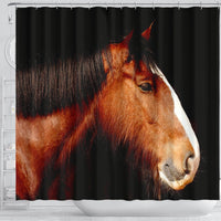 Shire Horse Print Shower Curtains-Free Shipping - Deruj.com