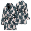 Puli Dog Pattern Print Women's Bath Robe-Free Shipping - Deruj.com