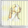 Bracco Italiano Dog Print Shower Curtain-Free Shipping - Deruj.com