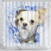 Chihuahua Dog Vintage Art Print Shower Curtains-Free Shipping - Deruj.com