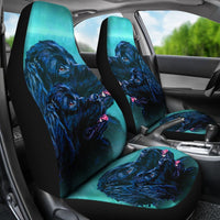 Newfoundland Dog Art Print Car Seat Covers-Free Shipping - Deruj.com