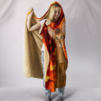 Abyssinian Cat Print Hooded Blanket-Free Shipping - Deruj.com