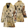Yorkshire Terrier Print Women's Bath Robe-Free Shipping - Deruj.com