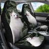 American Eskimo Print Car Seat Covers- Free Shipping - Deruj.com