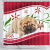 Shar Pei Dog Print Shower Curtain-Free Shipping - Deruj.com