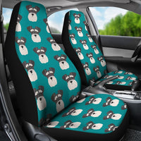 Miniature Schnauzer Dog Pattern Print Car Seat Covers-Free Shipping - Deruj.com