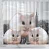 Amazing Chinese Hamster Print Shower Curtains-Free Shipping - Deruj.com