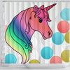 Unicorn Print Shower Curtain-Free Shipping - Deruj.com