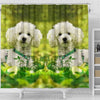 Cute Poodle Dog Print Shower Curtains-Free Shipping - Deruj.com