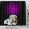 Shih Tzu Dog Print Shower Curtain-Free Shipping - Deruj.com