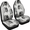 Sketch Of Saluki Dog Print Car Seat Covers-Free Shipping - Deruj.com