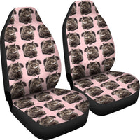 Maine Coon Cat Pattern Print Car Seat Covers-Free Shipping - Deruj.com