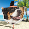 Greater Swiss Mountain Dog Print Beach Blanket-Free Shipping - Deruj.com