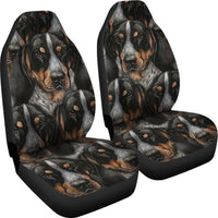 Bluetick Coonhound Dog In Lots Print Car Seat Covers-Free Shipping - Deruj.com