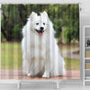 Spitz Dog Print Shower Curtains-Free Shipping - Deruj.com