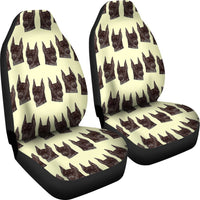 Doberman Pinscher Dog Pattern Print Car Seat Covers-Free Shipping - Deruj.com