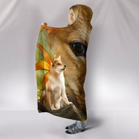 Cute Shiba Inu Print Hooded Blanket-Free Shipping - Deruj.com