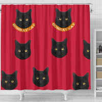 Cute Bombay cat Print Shower Curtain-Free Shipping - Deruj.com