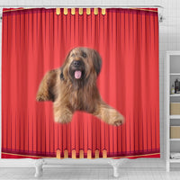 Briard Dog Print Shower Curtain-Free Shipping - Deruj.com