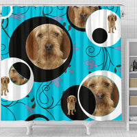 Basset Fauve de Bretagne Dog Print Shower Curtain-Free Shipping - Deruj.com