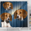 American Foxhound Print Shower Curtains-Free Shipping - Deruj.com