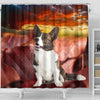 Cardigan Welsh Corgi Print Shower Curtains-Free Shipping - Deruj.com