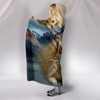 Cute Pomeranian Puppy Print Hooded Blanket-Free Shipping - Deruj.com