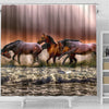 Amazing Horse Painting Print Shower Curtains-Free Shipping - Deruj.com