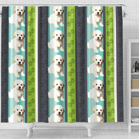 Shih-poo Dog Print Shower Curtain-Free Shipping - Deruj.com