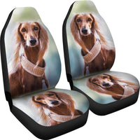 Lovely Saluki Dog Print Car Seat Covers-Free Shipping - Deruj.com