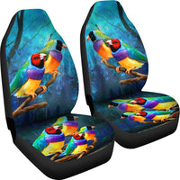 Gouldian Finch Bird Print Car Seat Covers-Free Shipping - Deruj.com