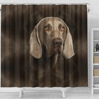 Weimaraner Dog Print Shower Curtain-Free Shipping - Deruj.com