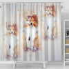Shetland Sheepdog Art Print Shower Curtains-Free Shipping - Deruj.com