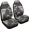 Black&White Brown Swiss cattle (Cow) Print Car Seat Covers- Free Shipping - Deruj.com