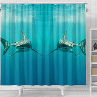 Shark Fish Print Shower Curtains-Free Shipping - Deruj.com