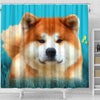 Lovely Akita Dog Print Shower Curtains-Free Shipping - Deruj.com