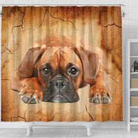 Boxer Dog Print Shower Curtains-Free Shipping - Deruj.com