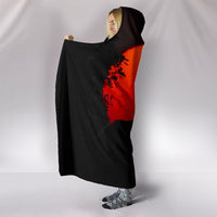 Giraffe Shadow Print Hooded Blanket-Free Shipping - Deruj.com