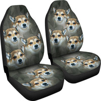 Norwegian Lundehund Print Car Seat Covers-Free Shipping - Deruj.com
