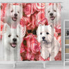 West Highland White Terrier Print Shower Curtains-Free Shipping - Deruj.com