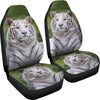 White Bengal Tiger Print Limited Edition Car Seat Covers-Free Shipping - Deruj.com