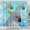 Cockatoo Parrot Print Shower Curtain-Free Shipping - Deruj.com