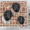 Newfoundland Dog Print Shower Curtains-Free Shipping - Deruj.com